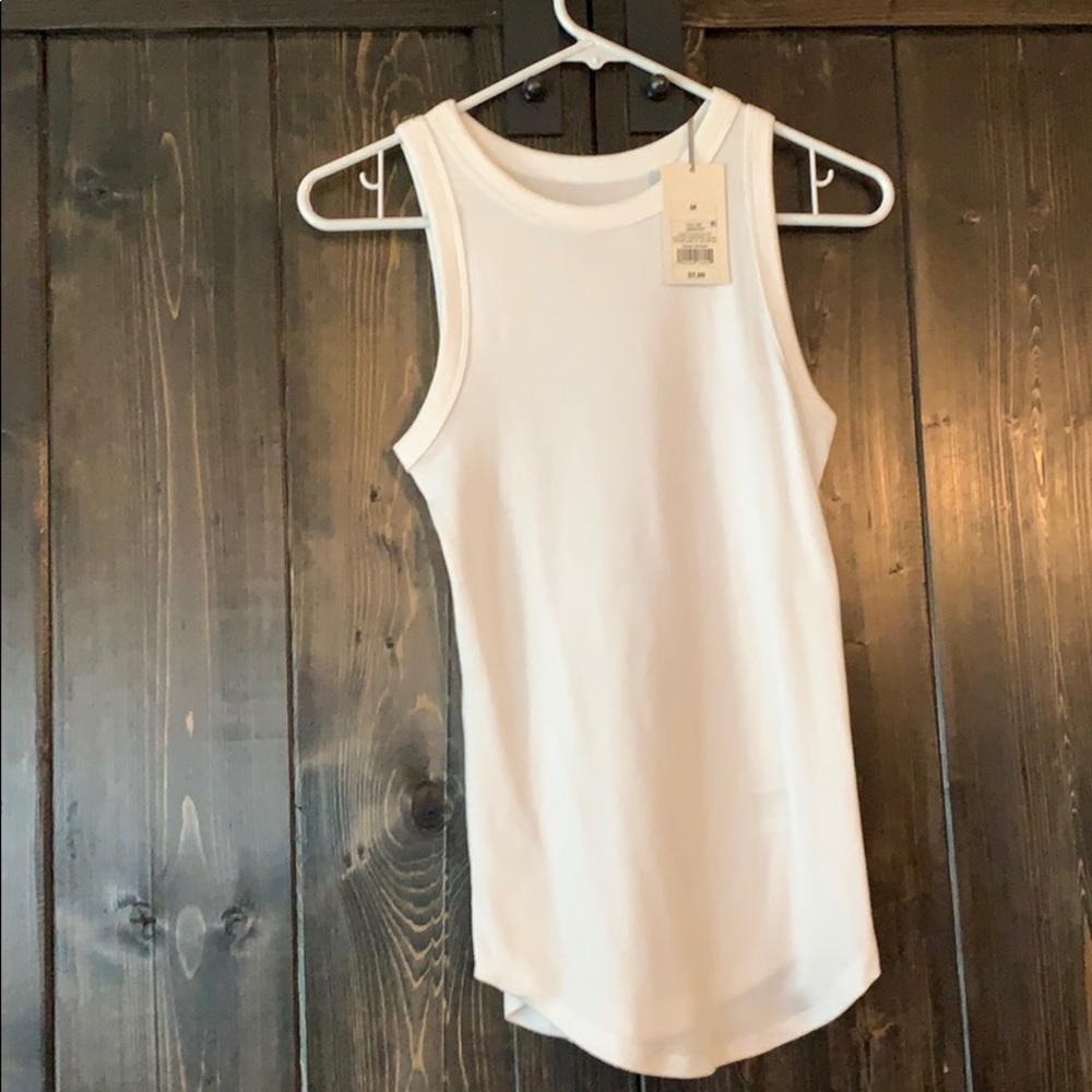 White tank top
